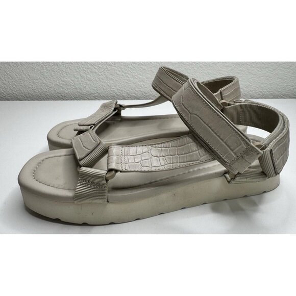 Vince Carver Leather Platform Sports Sandal Size 8.5 M - Picture 1 of 12